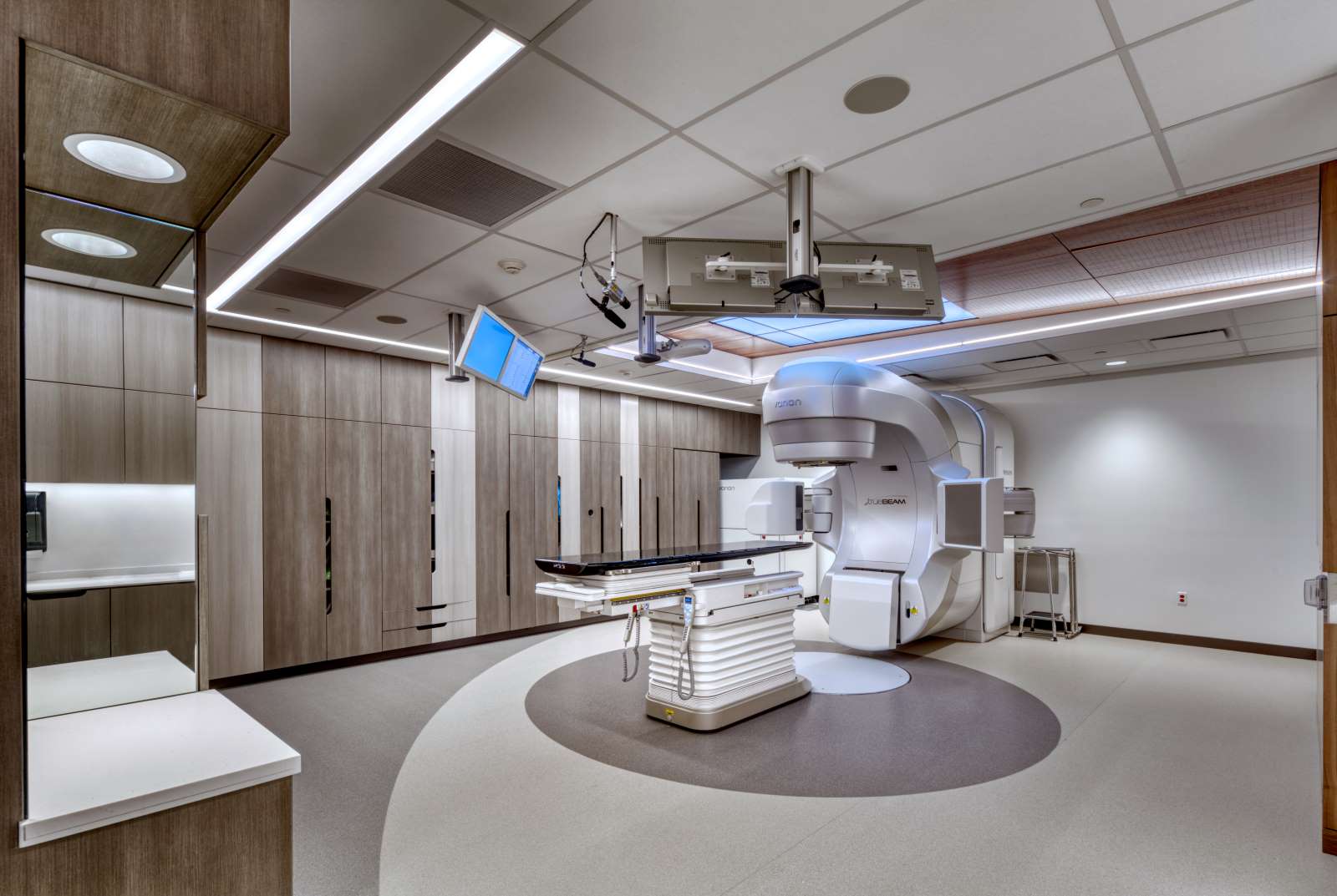 Linear Accelerator at McKay-Dee Hospital. Designed by TSA Architects, cancer center specialists.